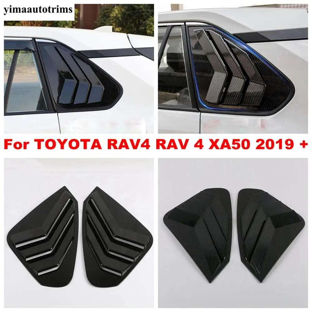 

Наклейка на панель автомобиля для TOYOTA RAV4 RAV 4 XA50 2019-2023, черная/аксессуары из углеродного волокна