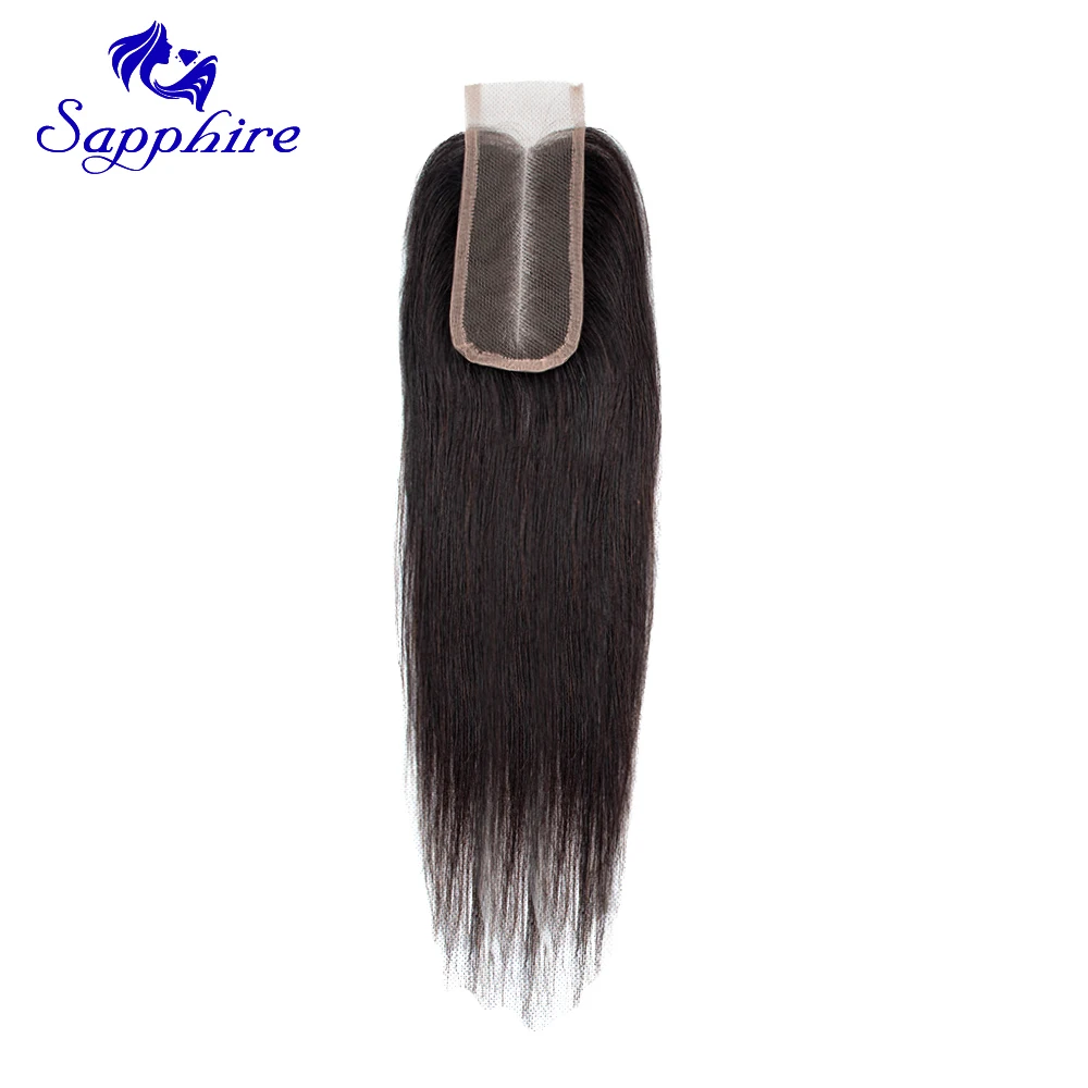 Сапфир 99J цвета красного вина прямые 2*4 Кружева Закрытие отбеленные узлы средняя