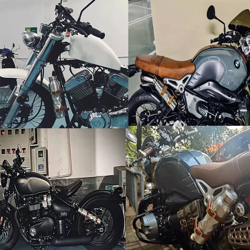 Cafe Racer мотоцикл 304 л нержавеющая сталь топливная Бутылка Открытый бензиновый бак