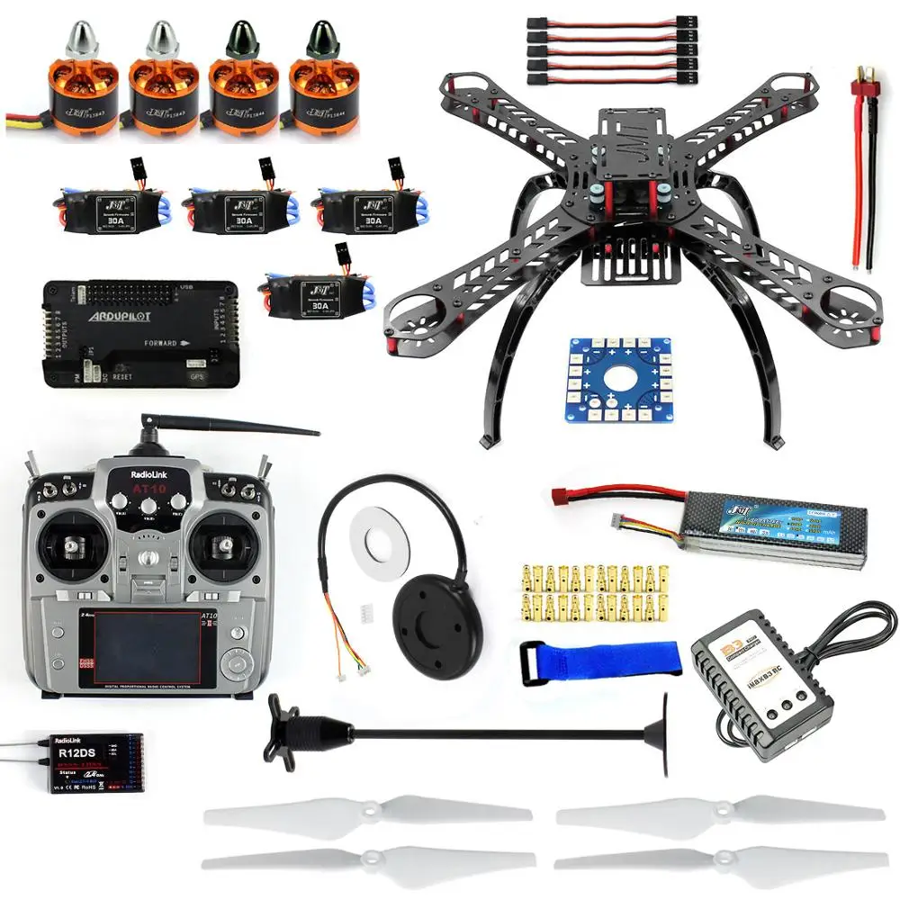 

Full Kit DIY RC Drone Quadrocopter X4M380L Frame Kit APM2.8 GPS AT10 TX F14893-N