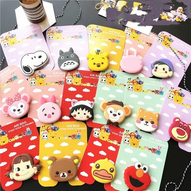 Милый Duffy Totoro Piglet Sullivan Monsters мультяшная подставка для мобильного телефона