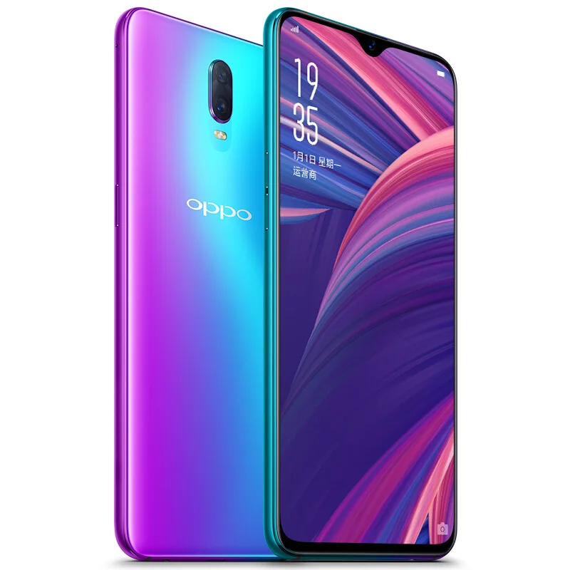 Смартфон OPPO R17 оригинал Android SDM670 6 4 дюйма 1 Передняя и 2 задние камеры 2340*1080 16 Мп + 5 МП