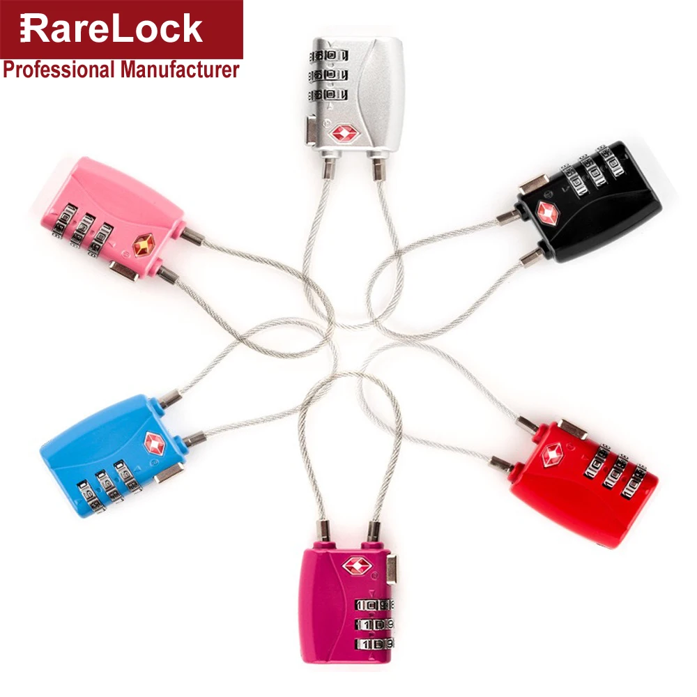 Rarelock TSA цинковый сплав числовой код комбинация блокировки паролей для коробки