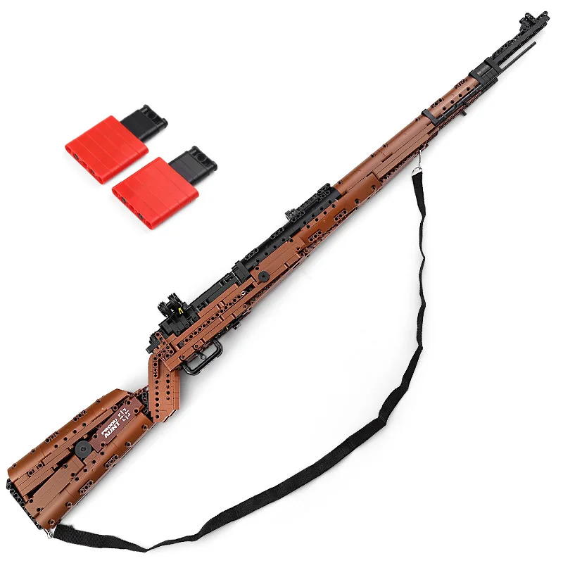 Военная серия оружия Kar98k снайперская винтовка модель пистолета Кирпичи