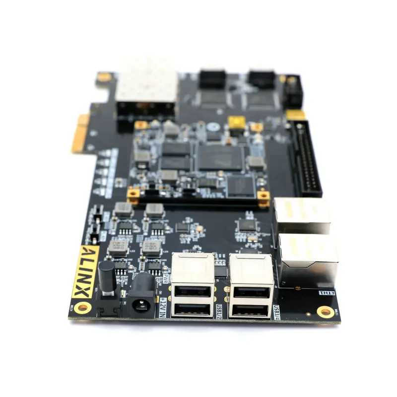 Черная Золотая макетная плата Alinx XILINX FPGA ZYNQ ARM 7015 PCIE HDMI zedboard ax7015|Органайзеры для