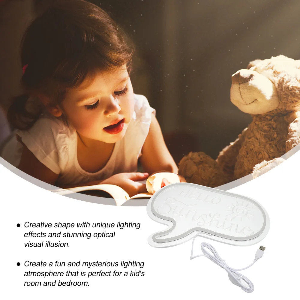 

1Pc Creative Lamp Luminous LED Modeling Light Night Lamp USB power Supply Light