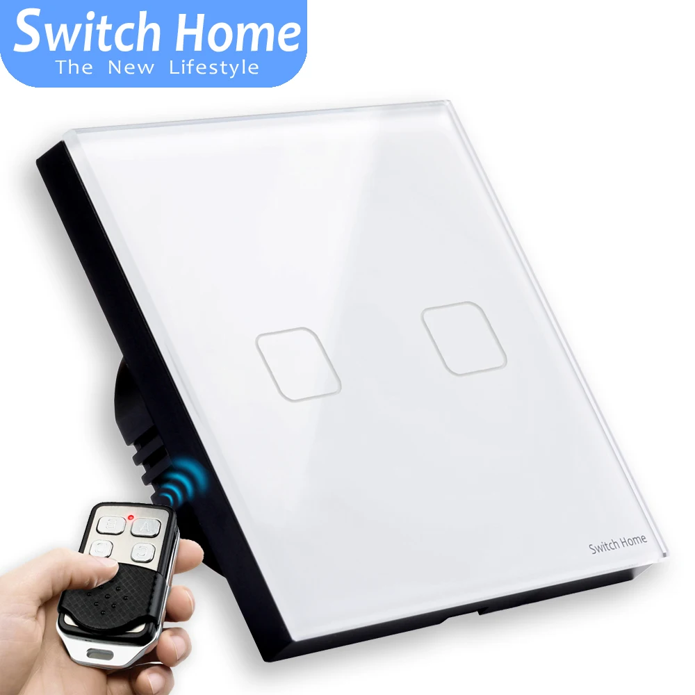 Переключатель домашний 86 Тип беспроводной настенный выключатель света 130 240 В RF433