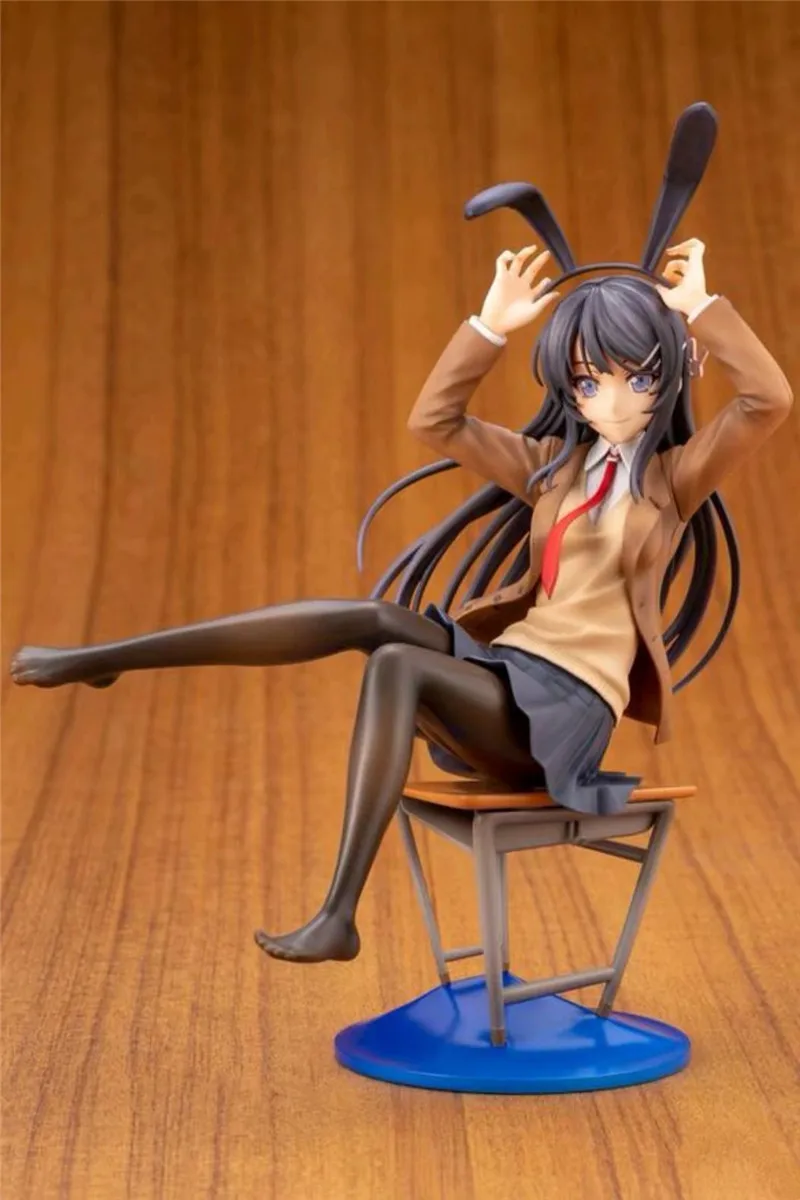 Аниме Seishun Buta Yarou wa Bunny Girl Sakurajima Mai ПВХ сексуальная девушка экшн фигурка модель
