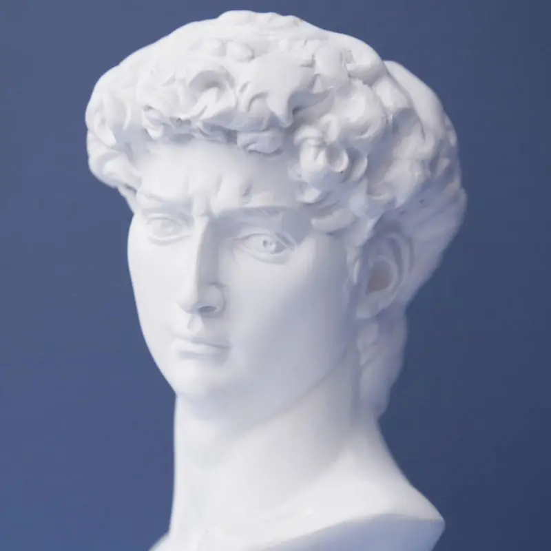 

Resin Vase Flower Pot Nordic Style Human Head Pen Brushes Holder Home Decoration 090F