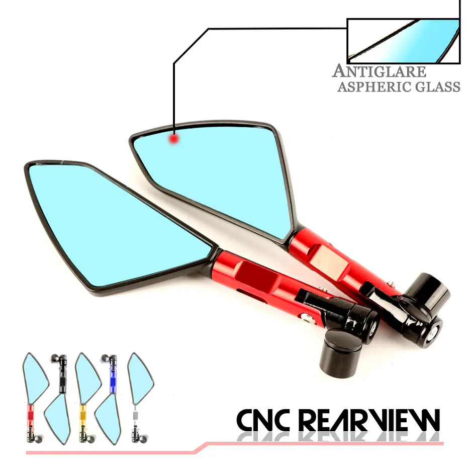 CNC алюминиевое мотоциклетное зеркало Moto Accessoire БАР КОНЕЦ ЗАДНЕГО вида боковые
