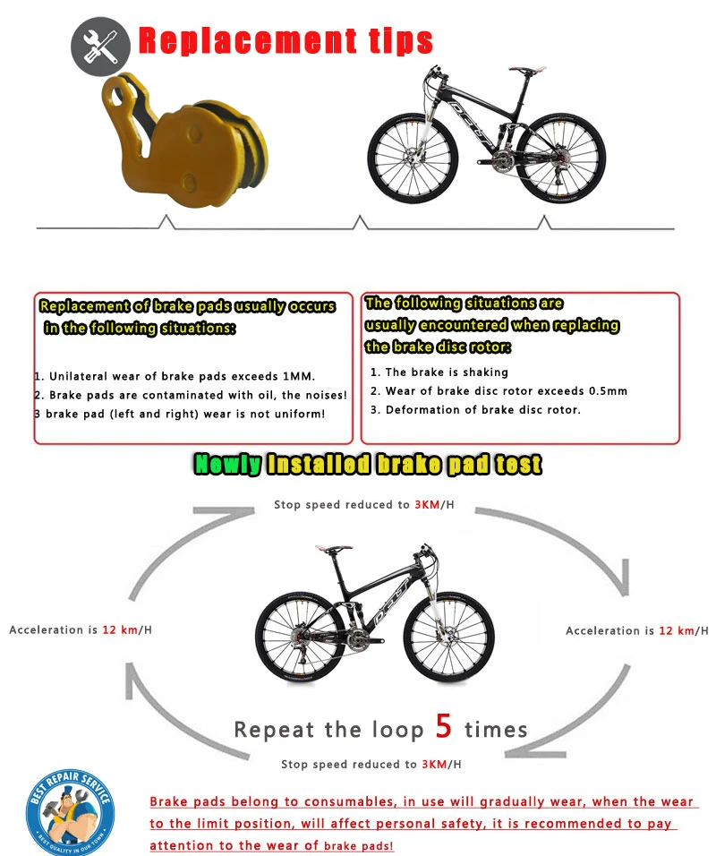 DELT 10 пар велосипедных дисковых тормозных колодок для Magura Martas после 2009 года Louise 2007