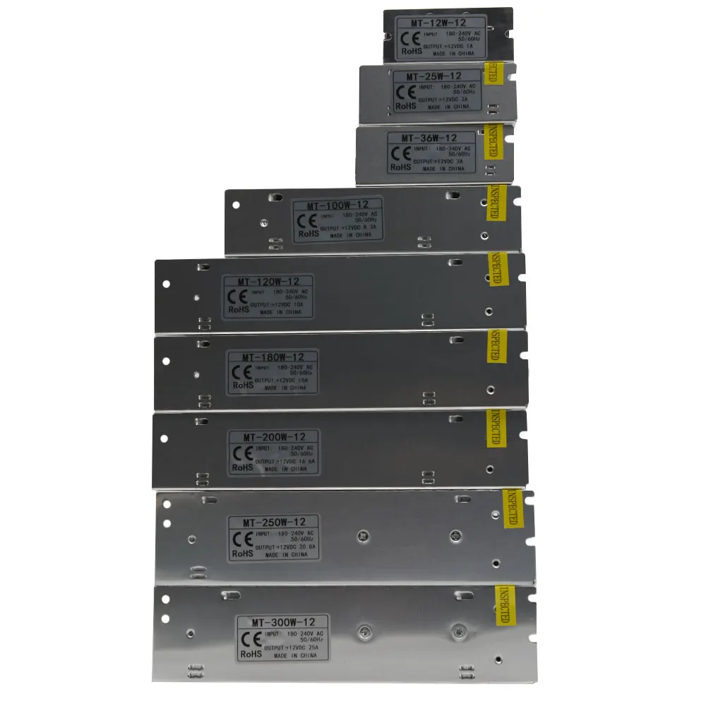 

Switching Power Supply Light Transformer AC 110V 220V To DC 12V 40A Power Supply Strip For LED Driver Adapter