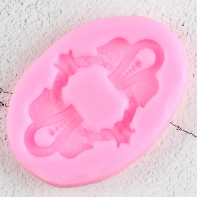 Барокко рельефная граница силиконовая форма помадка для кекса торт декоративные