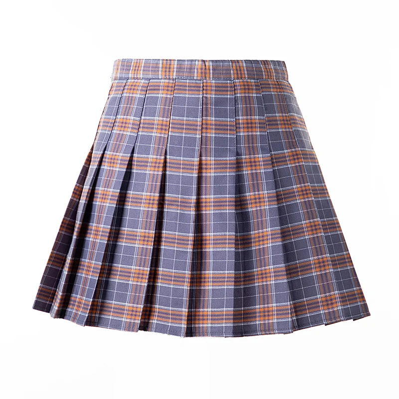 

Women Skirts Summer 2021 New Young Style High Waist Basics Plaid Mini Skirt Girls School Sexy Cute Pleated Skirt Spring Autumn