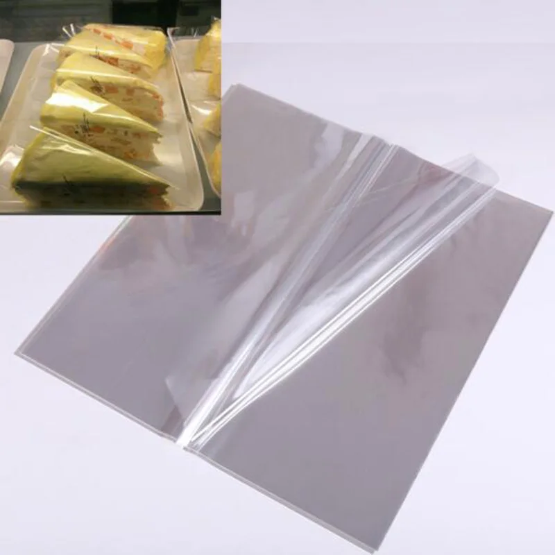 Pel&iacute;cula de pl&aacute;stico transparente para s&aacute;ndwiches de pan, hoja de embalaje para hornear de celof&aacute;n, envoltorio de papel para alimentos, 500 Uds.-5