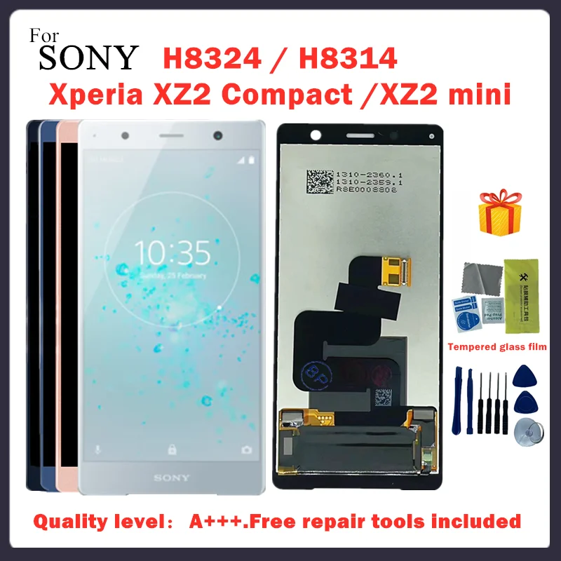 

100% Tested 5.0'' For Sony Xperia XZ2 Compact LCD Display Touch Screen Digitizer Assembly Replacement For Sony XZ2 Mini Display