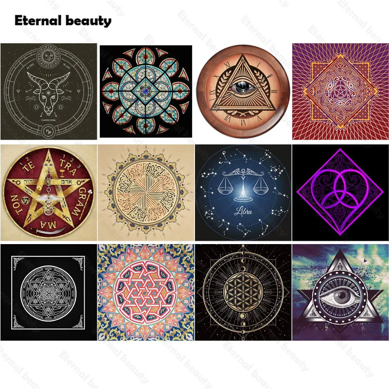 Алмазная живопись абстрактные современные геометрические узоры алмазная