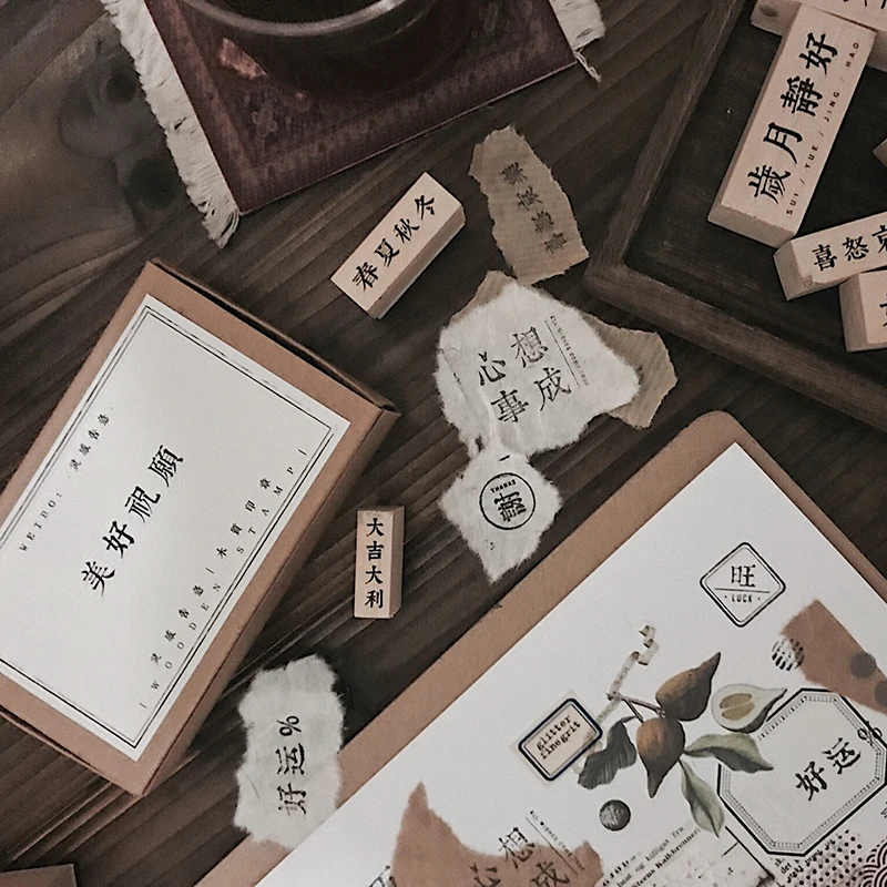 10 шт./компл. винтажные китайские хорошие фотообои DIY для скрапбукинга