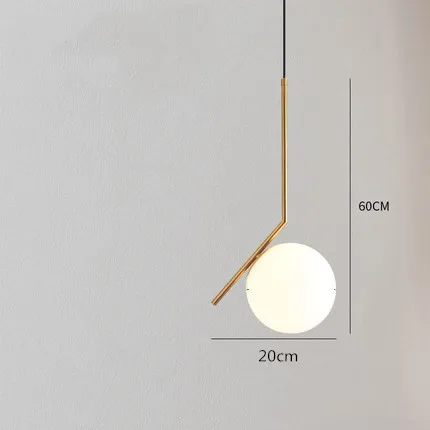 small pendant light Скандинавский подвесной светильник s Глобус стеклянные подвесные лампы светодиодный шар подвесной светильник кухонный светильник закрепленный светильник ing - Цвет корпуса: small pendant light