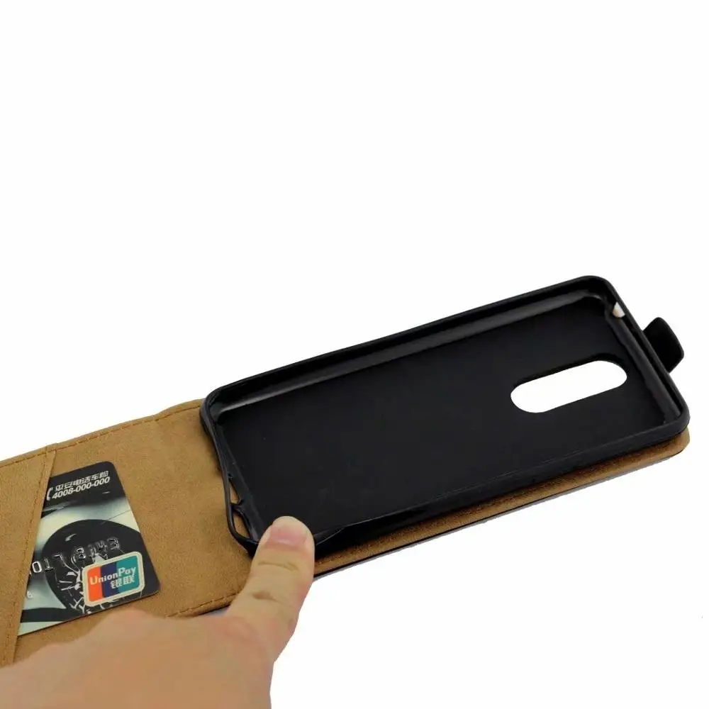 Вертикальный флип-чехол для Alcatel 3 2019 деловой стиль вертикальный ТПУ кожаный