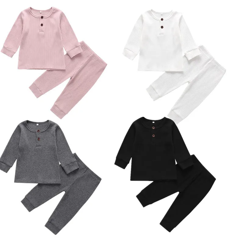 Одежда для новорожденных мальчиков и девочек теплый вязаный хлопковый топ с