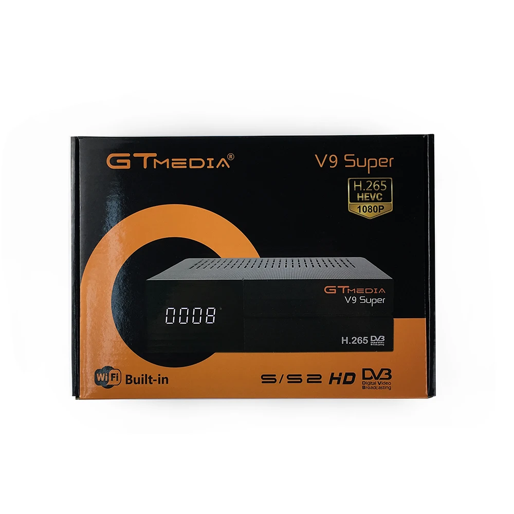 Суперспутниковый приемник GTMedia V9 встроенный Wi-Fi Full HD DVB-S2/S Freesat V8 суперприемник |