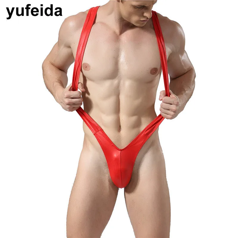 Горячее предложение! Новые Yufeida мужские майки для борьбы, цельные прозрачные боди, нижнее белье, стрейчевые, обтягивающие, быстросохнущие, сексуальный бандаж для геев