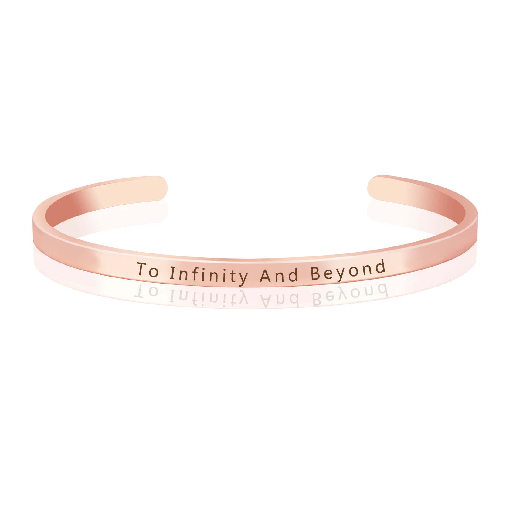 К бесконечности и за гранью модный браслет открытые манжеты положительный