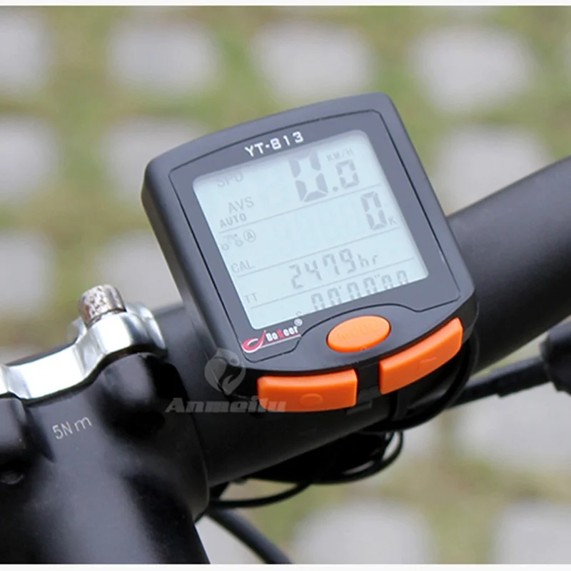 

Waterproof Wired Wireless Cycle Bike Computer Bicycle Speedometer and Odometer with Backlight LCD Digital Display