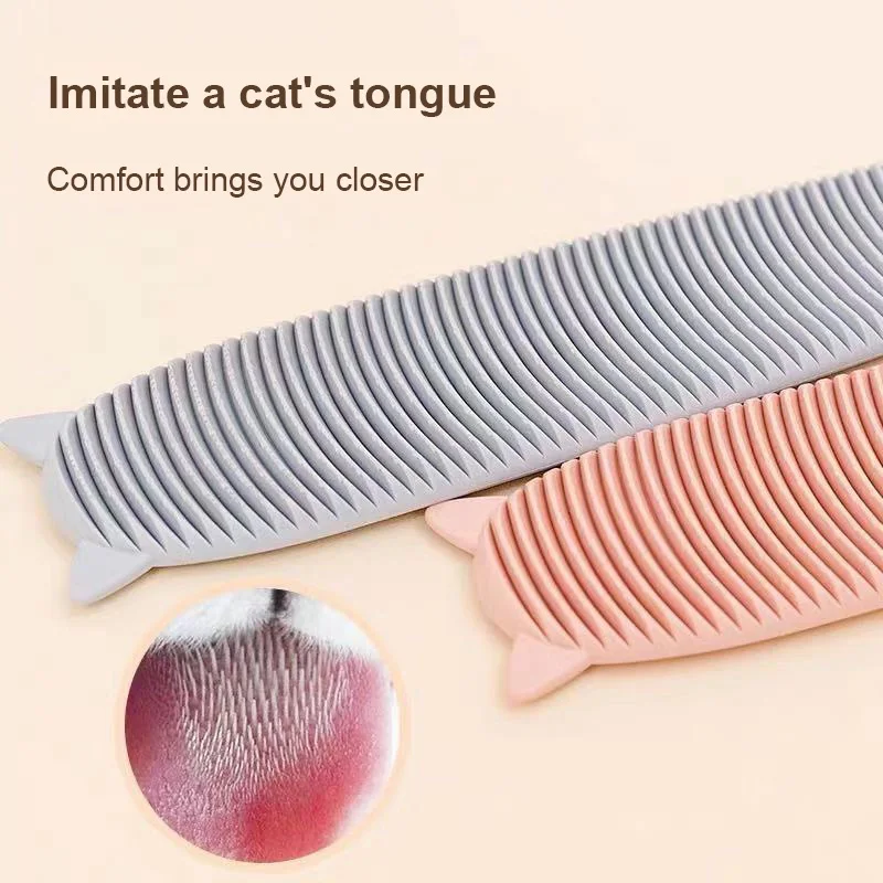 

1x Simulation Cat Tongue Comb Massage Comb Brush Pet Hair Care Cleaning Supplies Pet Products