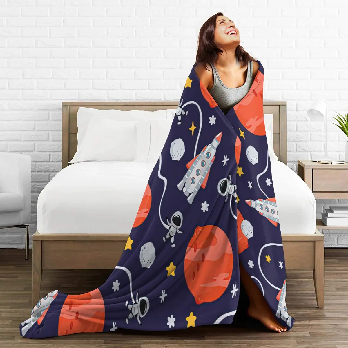 

Cartoon animal blanket blanket plaid jigsaw sublimation cartoon bedding flannel children's and adult bedroom decor