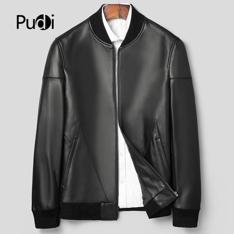 

Pudi MT163 Brand New Man Real SheepSkin Coat Jacket Genuine Sheep Leather Jackets Winter Warm Coats Suit Outwear