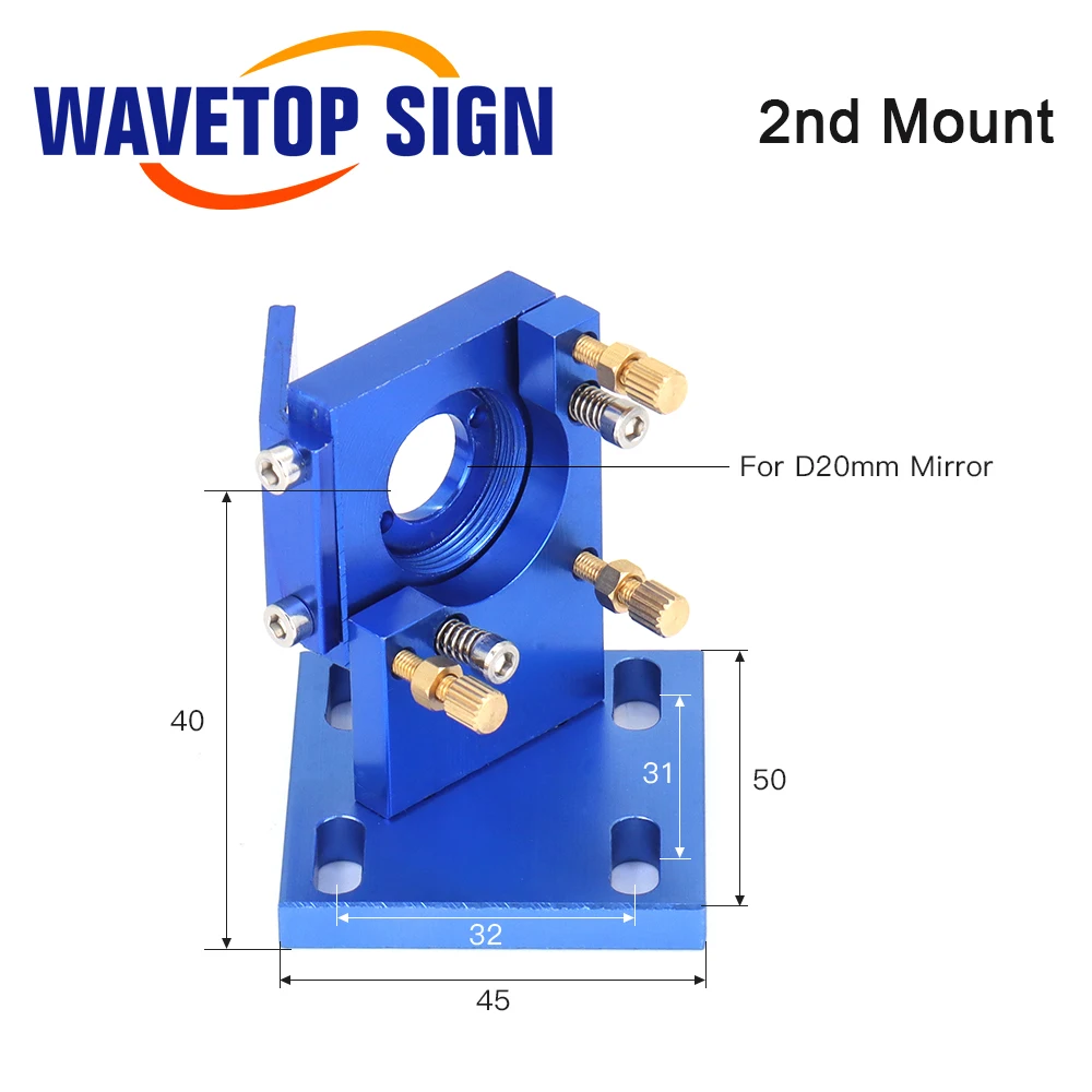WaveTopSign CO2 лазерный набор для всей поверхности головы 2030 4060 K40 станок гравировки и