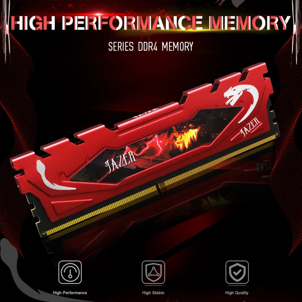 

ОЗУ DDR4 с радиатором, 16 ГБ, 8 ГБ, 4 Гб, 2400 МГц, 2666 МГц, 3000 МГц