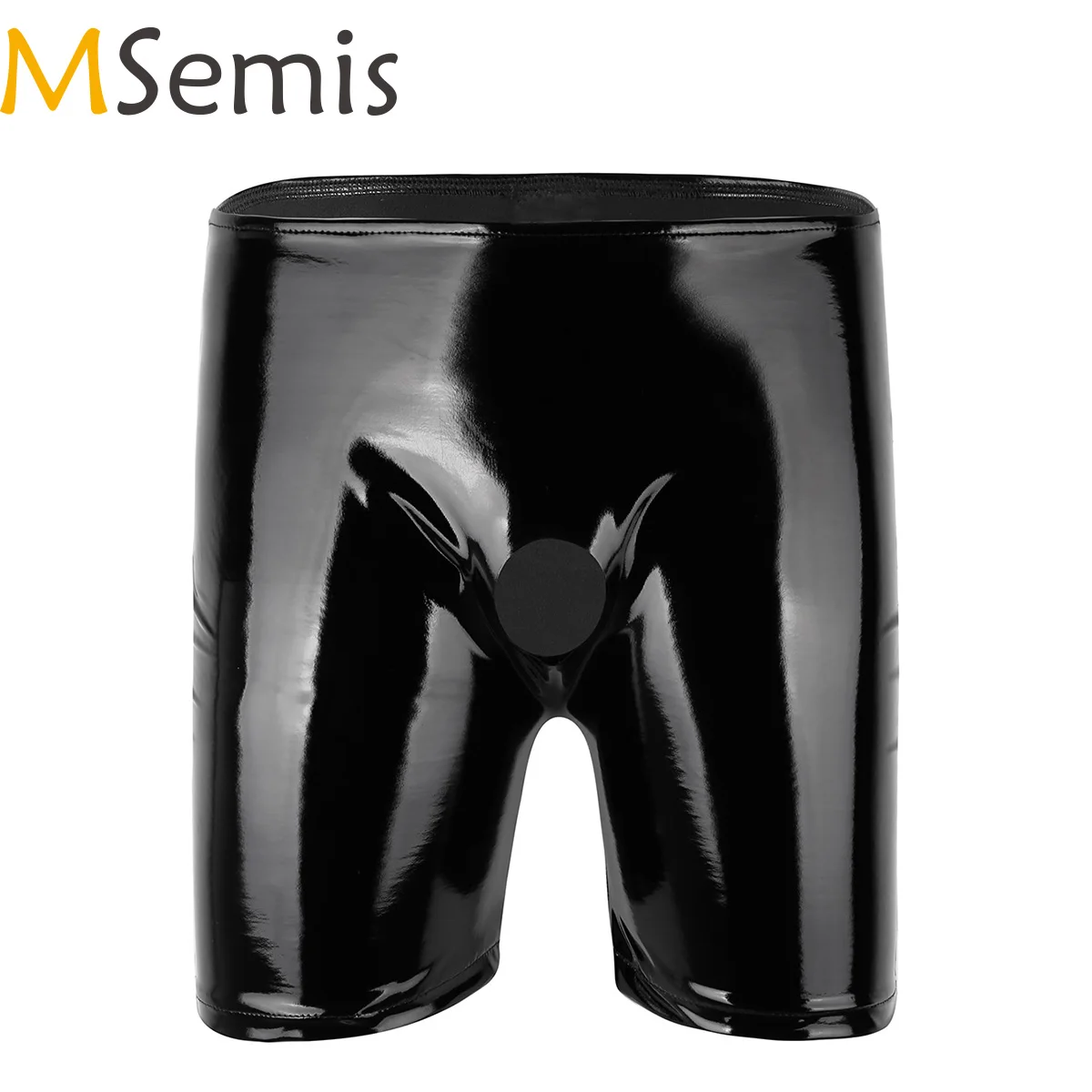 Мужское нижнее белье MSemis горячие эротические мужские кожаные шорты открытые с