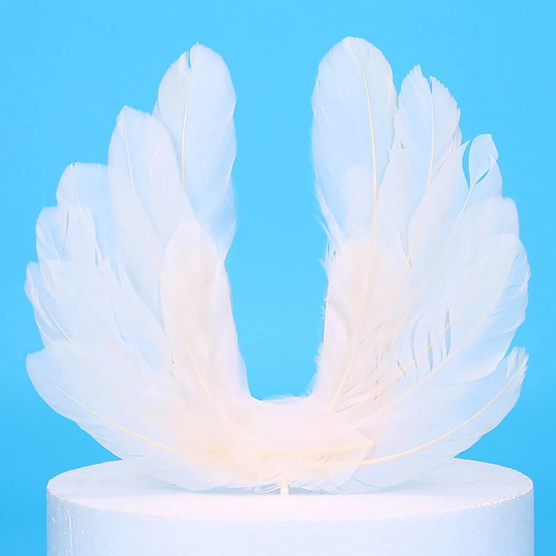 Необычное искусственное украшение в виде лебедя и пера карта памяти для дня