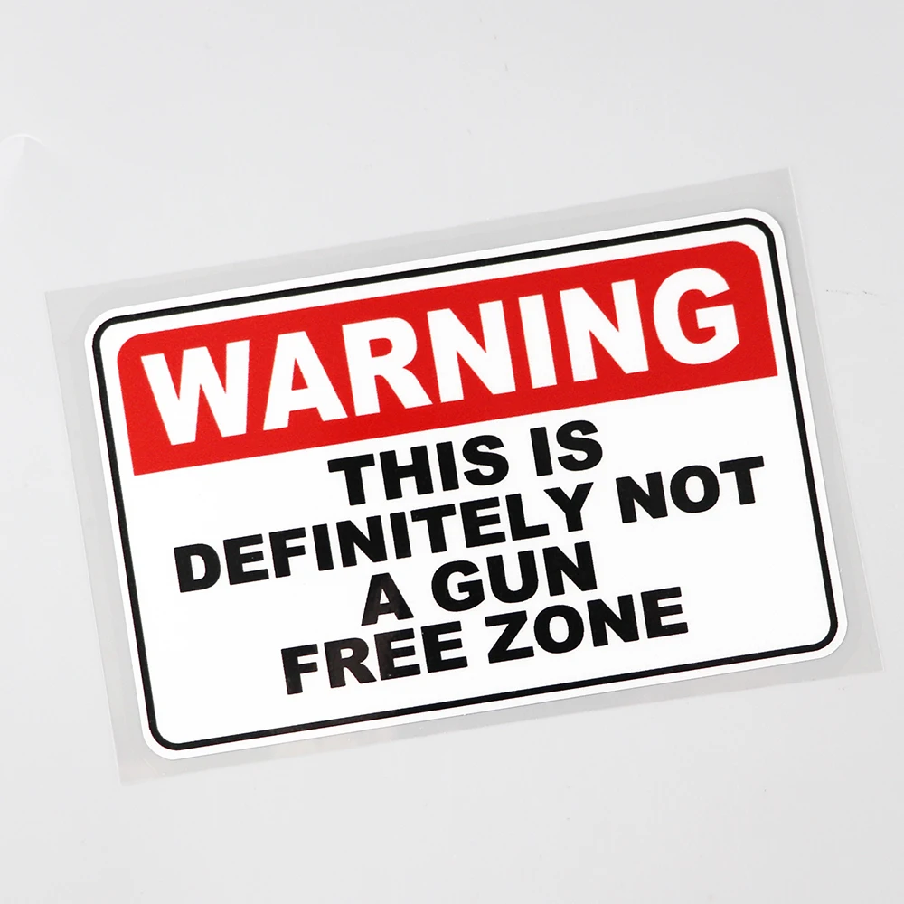 Автомобильная наклейка YJZT 14 7 см × 9 3 предупреждение это определенно не пистолет с