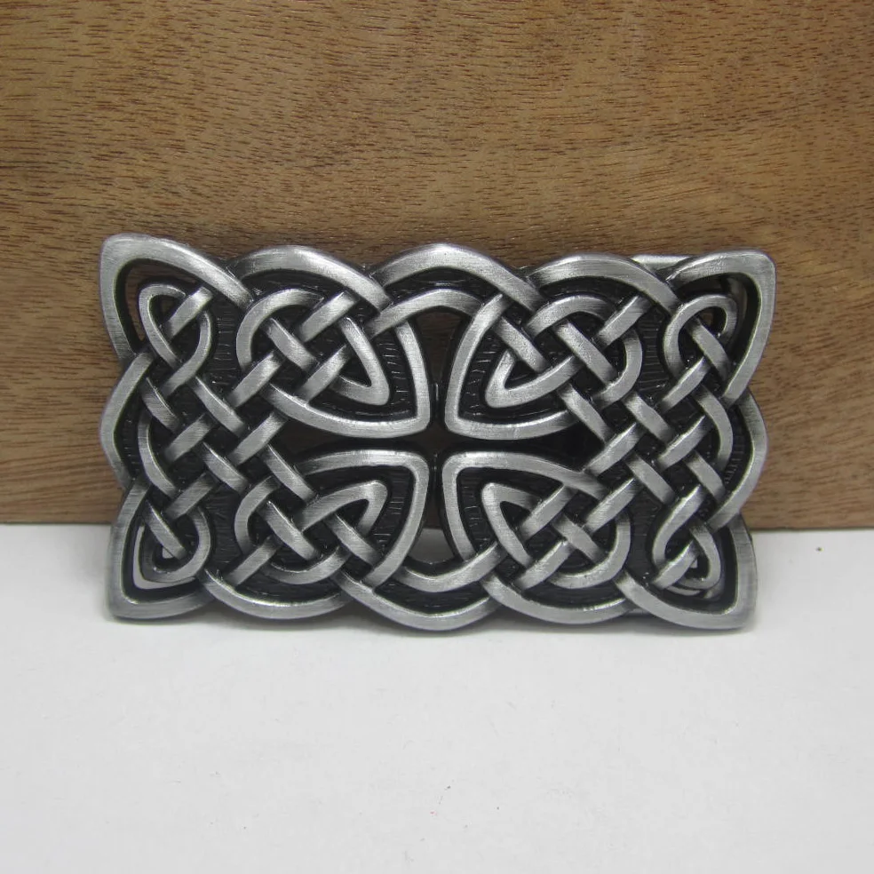 Pewter finish В bullzine Western кельтский крест пряжка на ремешке 2 цвета FP-03368 подходит для детей на возраст от 4 см Ширина ремня - Цвет: Pewter finish