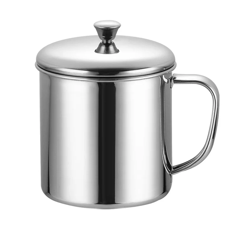 Stainless Steel Coffee Mugs with Handle Travel Outdoor Drinking Cups Lid|Кружки| |