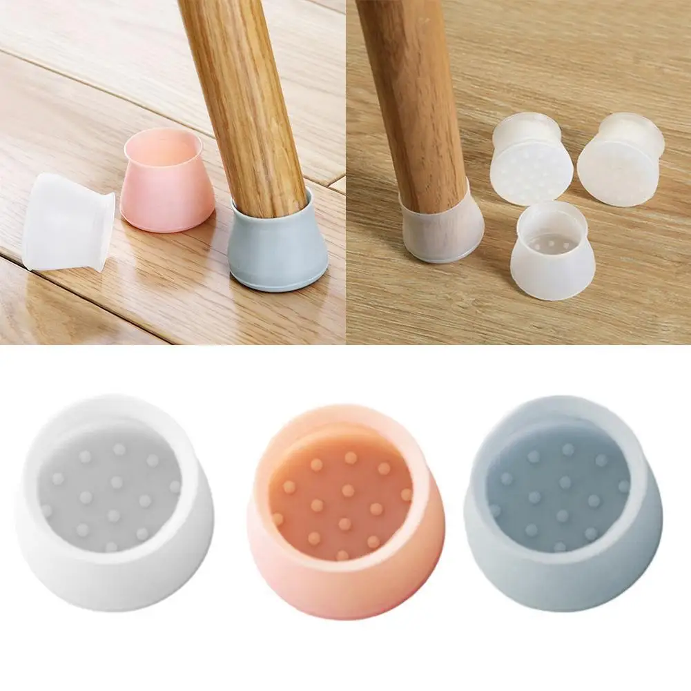 

Furniture Table Chair Leg Caps Rubber Feet Protector Floor Protector Non-slip Desk Chair Pad Mat Caps Foot Bottom Cover Pads