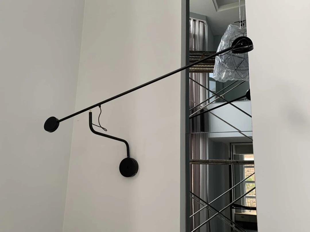 Sala de Jantar Luz do Sofá Nordic Pesca Longo Pólo Multifuncional Telescópica Balancim Leitura Lâmpada Parede 19 Cheap Luminárias de parede