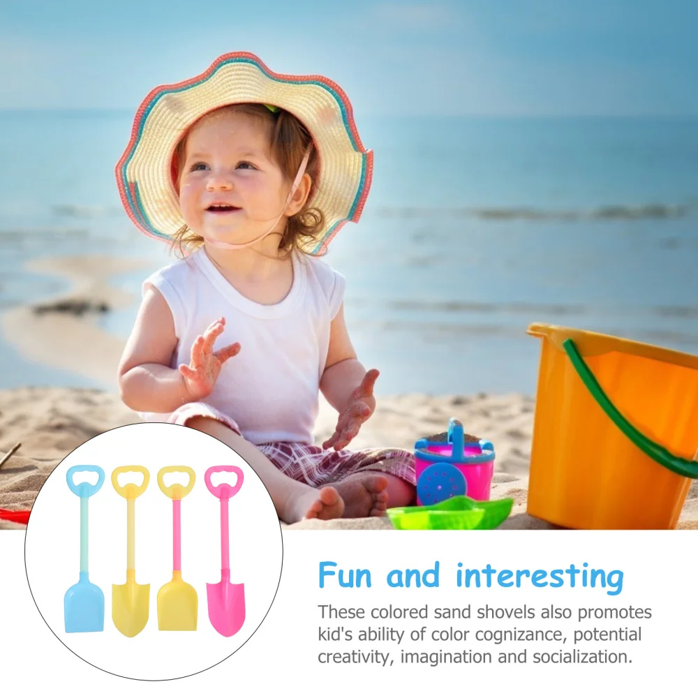 

4pcs Snow Shovels Creative Beach Shovels Funny Children Playthings