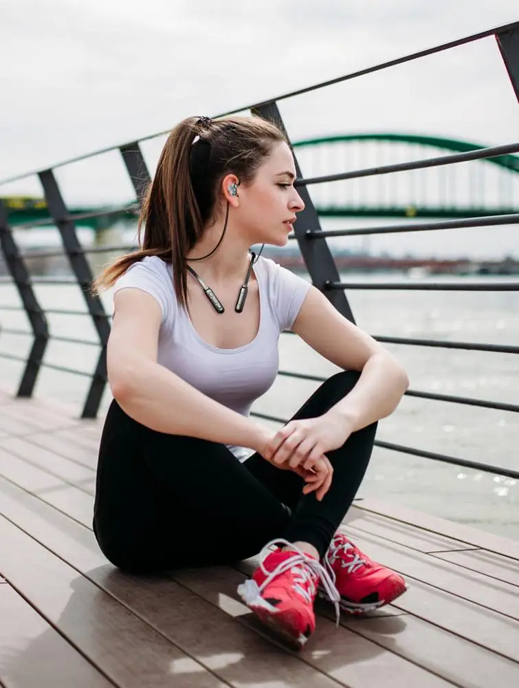 FMJ S3 наушники Bluetooth 5 0 Двойной аккумулятор 135 мА/ч сменные провода 6D звук