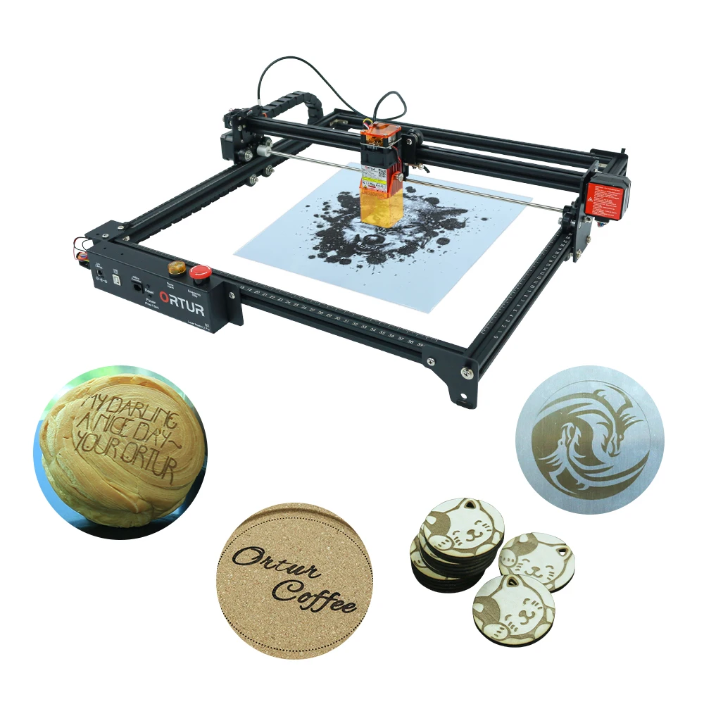NEW Ortur 20W Mini Laser Engraver 400X400 Carving Area DIY Metal Cutting CNC with Safety Protection |
