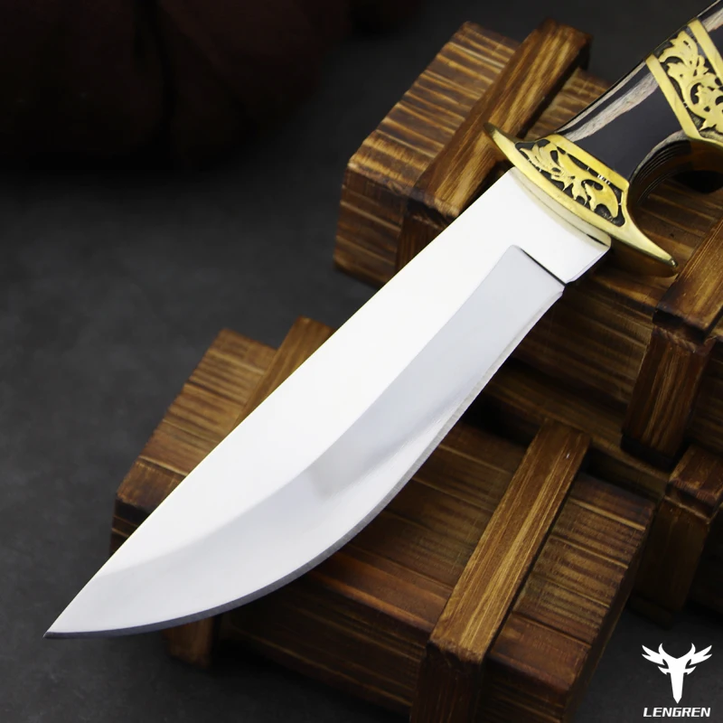 Охотничий нож длиной 8CR15MOV, высокотвердый стальной нож для выживания, охотничий спасательный нож для повседневного использования от AliExpress RU&CIS NEW
