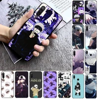 satoru gojo jujutsu kaisen anime phone case for xiaomi max3 mi 9 se mi8 f1 9se 10 lite f1 back coque