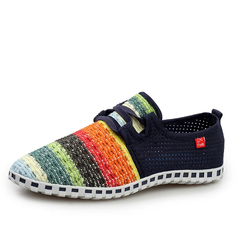 

Summer new style flat shoes women's comfortable casual lace-up shoes breathable outdoor women's shoes mesh outdoor sports shoes