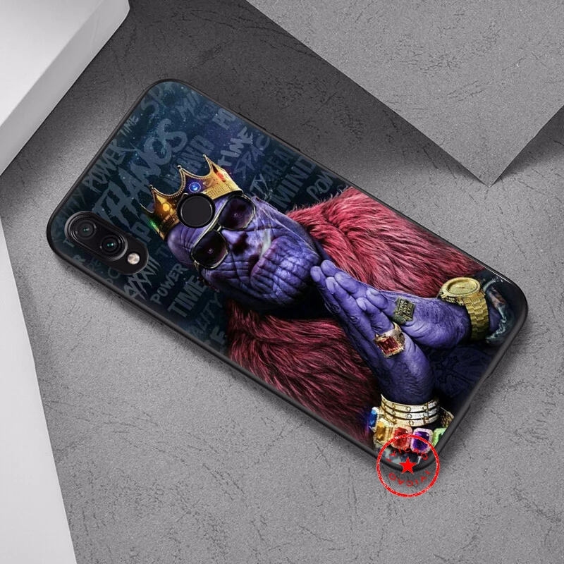 Танос с принтами &quotMarvel" "Мстители" мягкий чехол для Xiaomi Redmi Note 8 iPhone 7 6 Plus 5 iPad