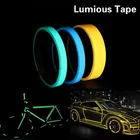 Автомобильная светящаяся Наклейка Автомобильные аксессуары Трехцветная светоотражающая лента для мотоцикла грузовика светящаяся предупреждающая лента ручная DIY