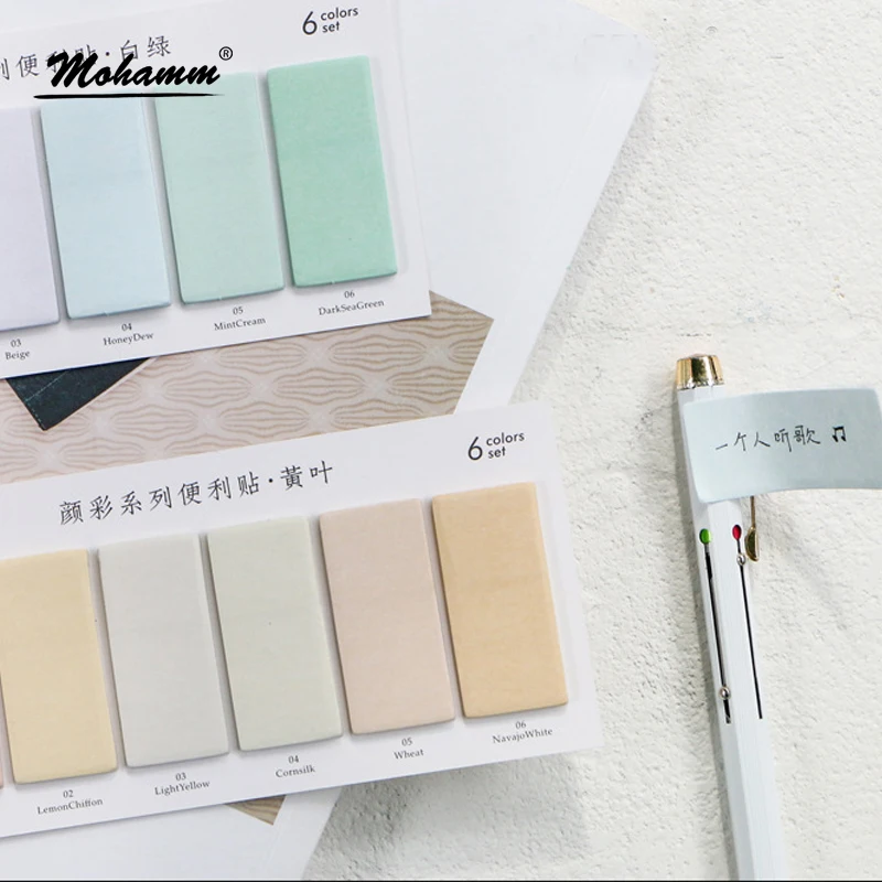 Стикеры для заметок креативные разноцветный блокнот 120 листов бумажные закладки